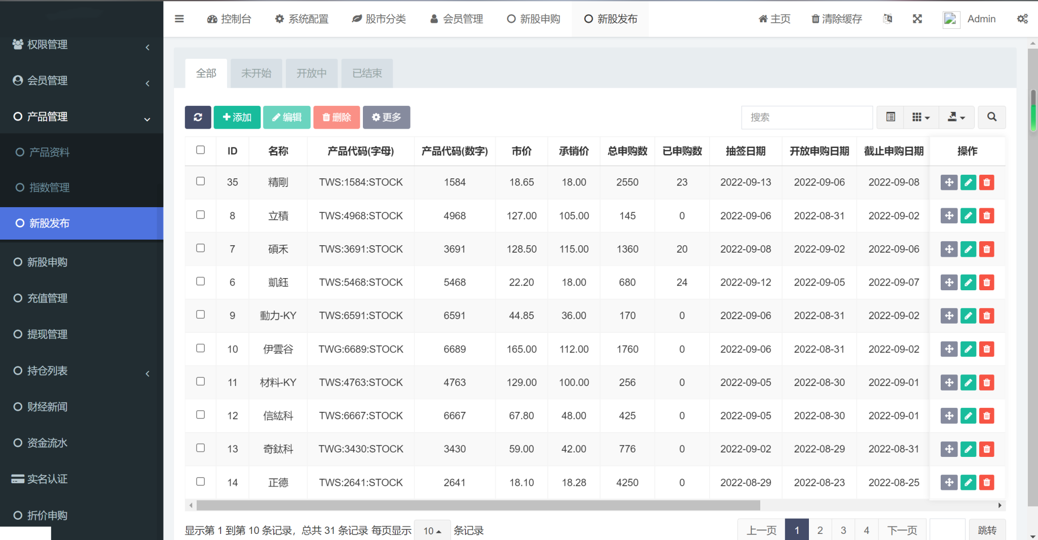 台股平台源码/新股申购/折扣申购/计划任务/前端uniapp源码插图7